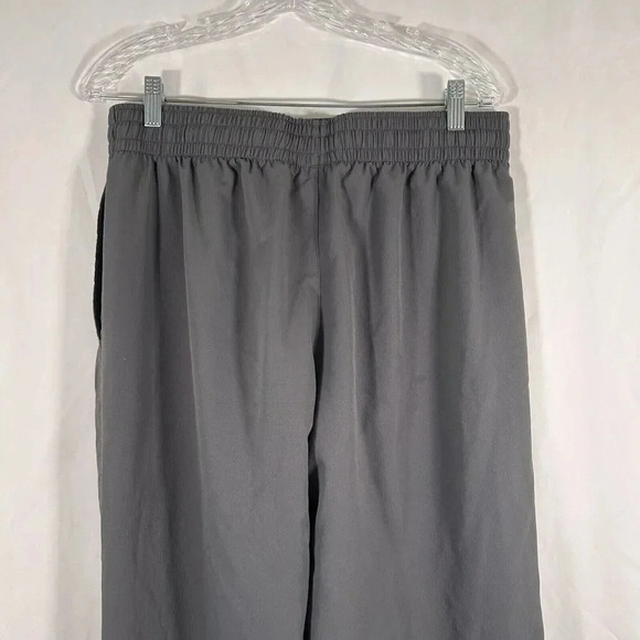 Under Armour Track Pants Men's Large Grey Pull On Drawstring Mesh Lined Pockets - Picture 8 of 13